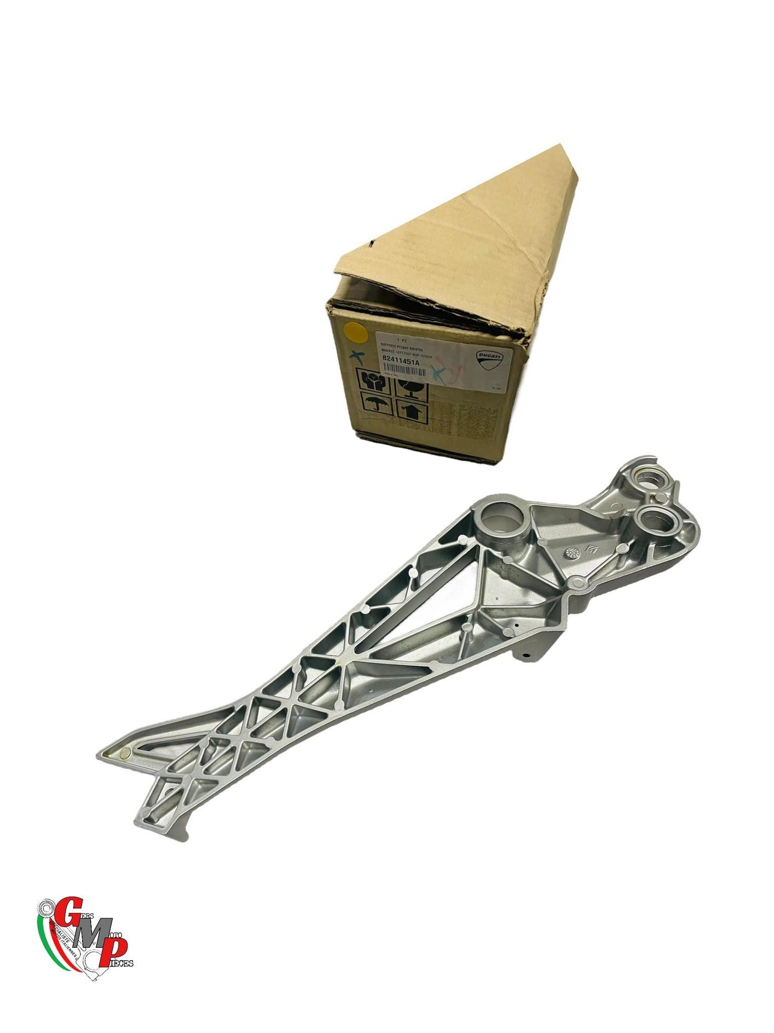 Nueva placa de reposapiés izquierdo - Ducati