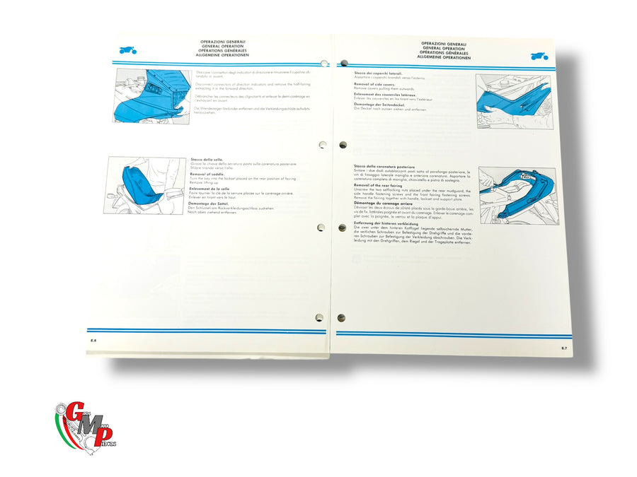 Manual de Taller ALAZZURA Francés/Inglés NUEVO - Ducati