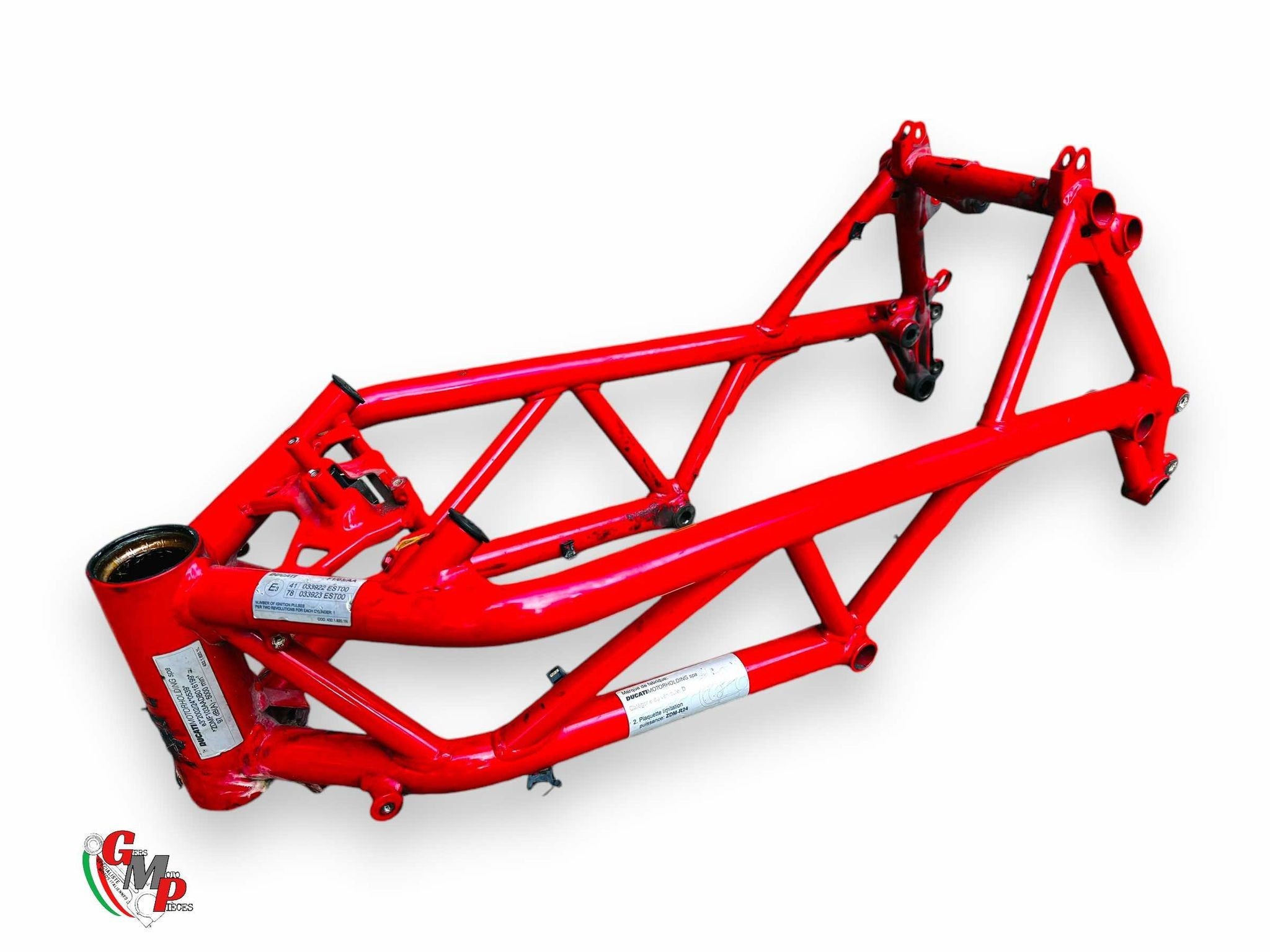 Marco rojo y tarjeta de matrícula - Ducati Streetfighter 848 2013
