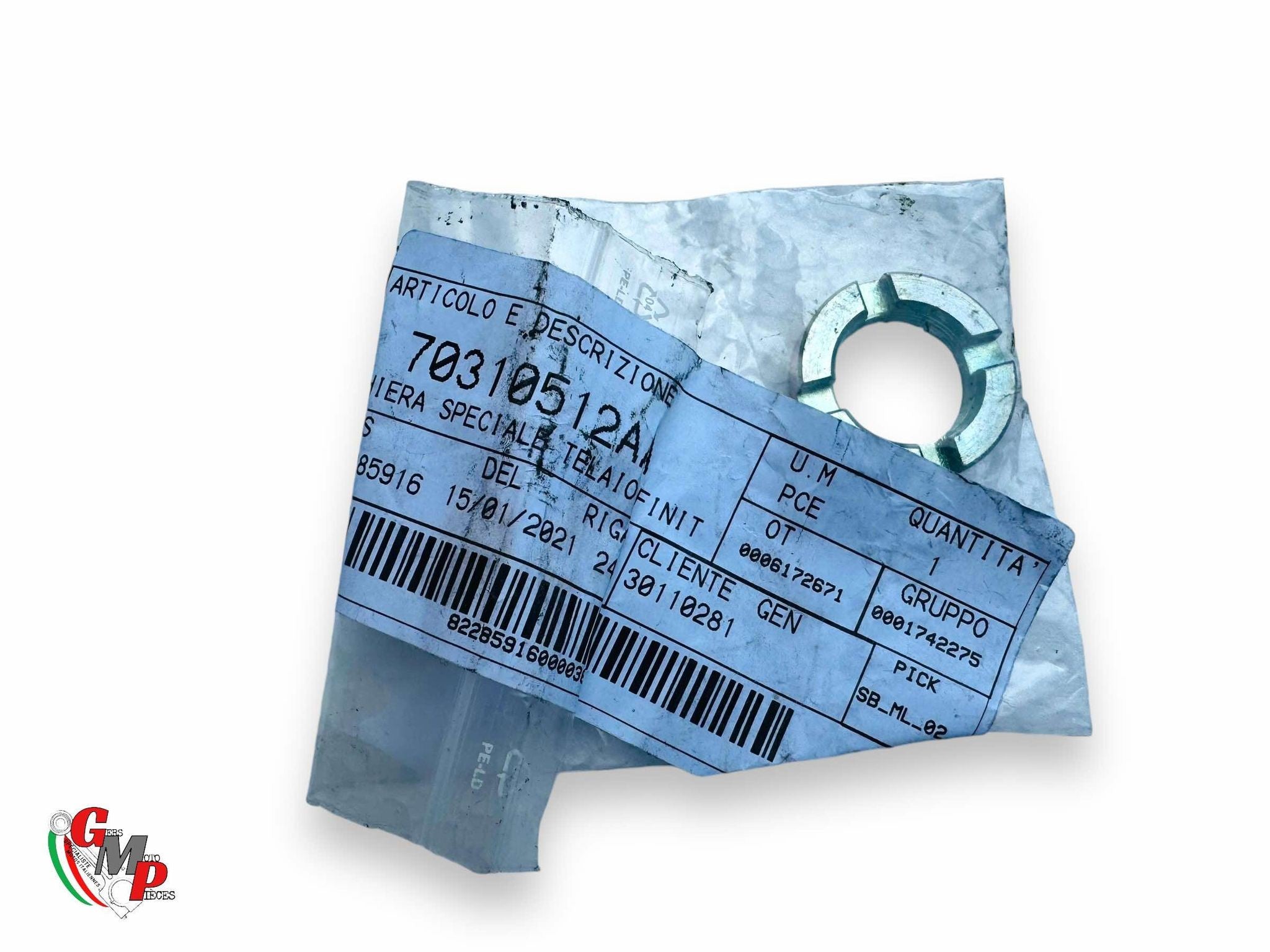 Nueva tuerca de anillo de montaje del chasis - Ducati