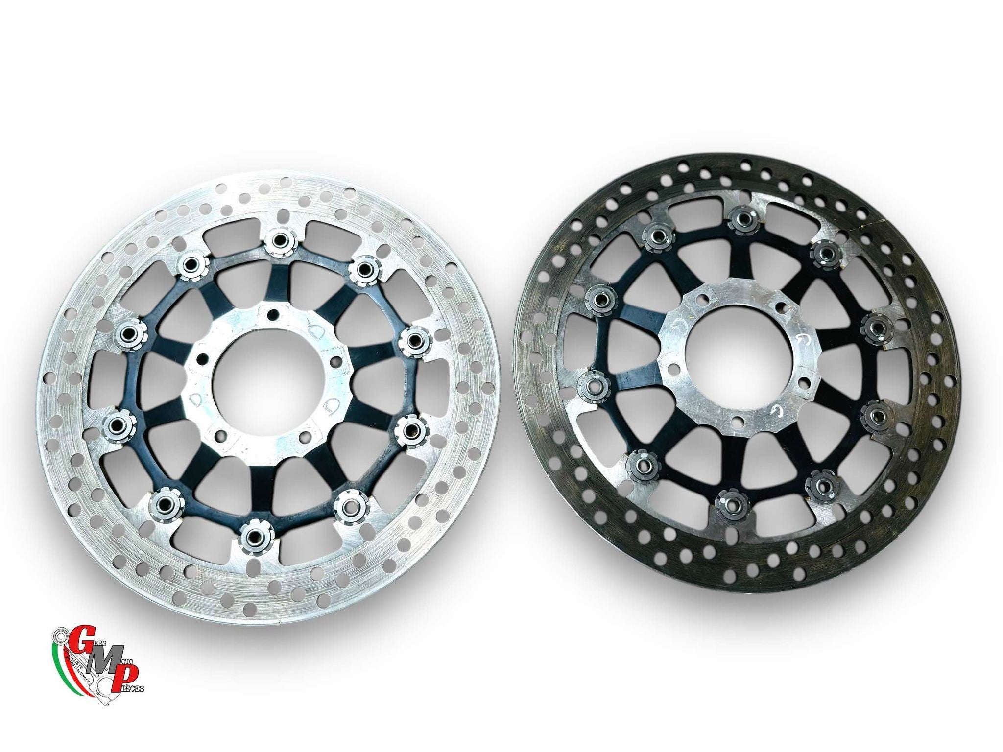 Par de discos de freno delantero de 305 mm de diámetro en buen estado - Ducati