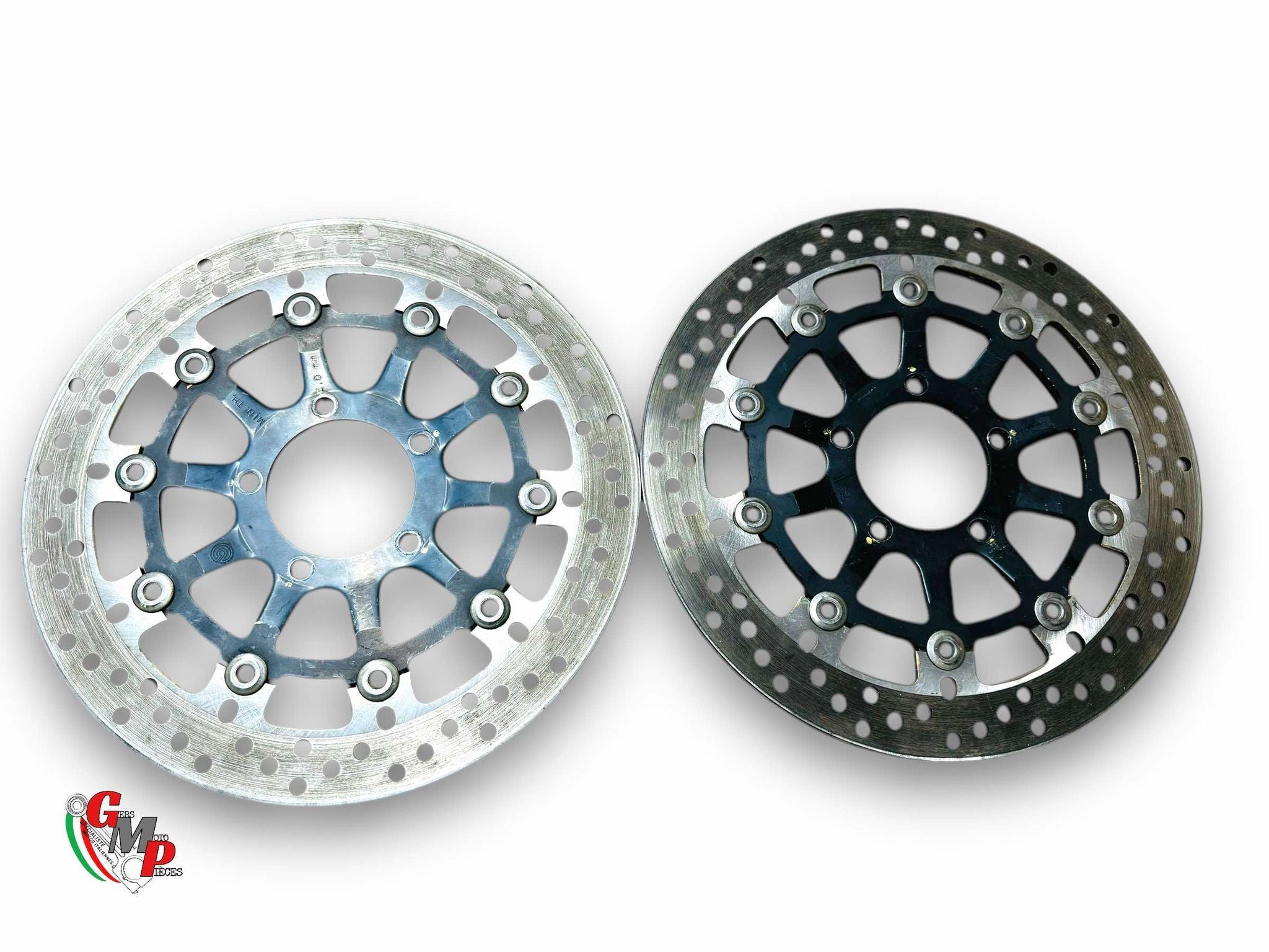 Par de discos de freno delantero de 305 mm de diámetro en buen estado - Ducati