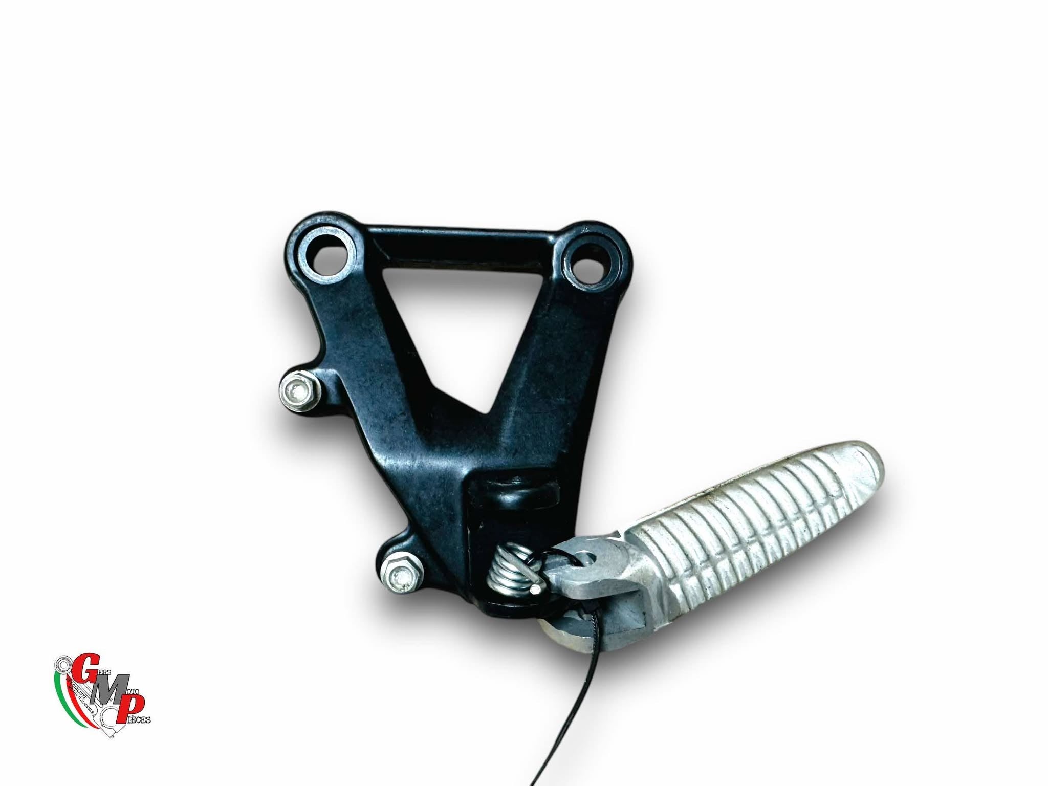 Placa de reposapiés derecha negra - Ducati