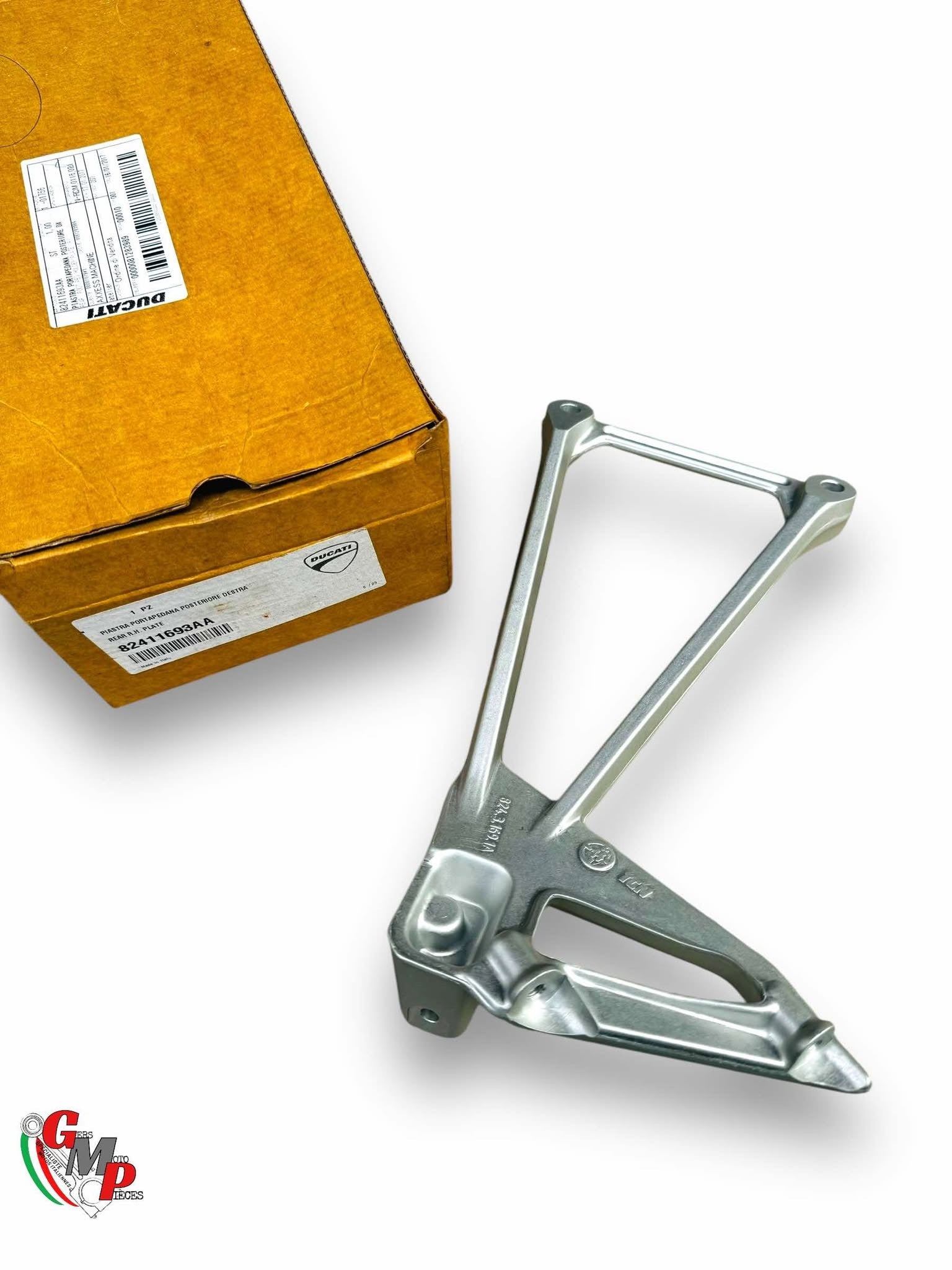 Par de placas de reposapiés de pasajero - Ducati Multistrada MTS 1200 1200 ABS 1200 S bocina final