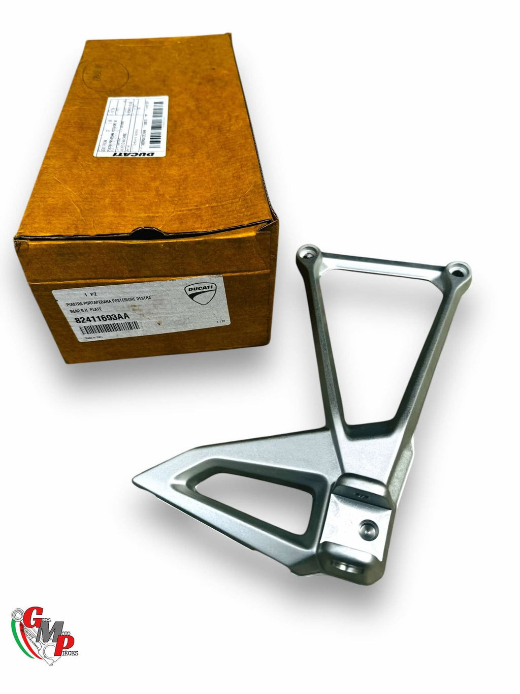 Par de placas de reposapiés de pasajero - Ducati Multistrada MTS 1200 1200 ABS 1200 S bocina final