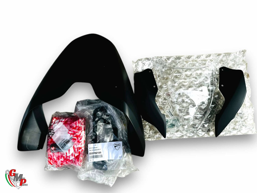 Kit + Funda de asiento y cabezal de horquilla nuevos en negro - Ducati