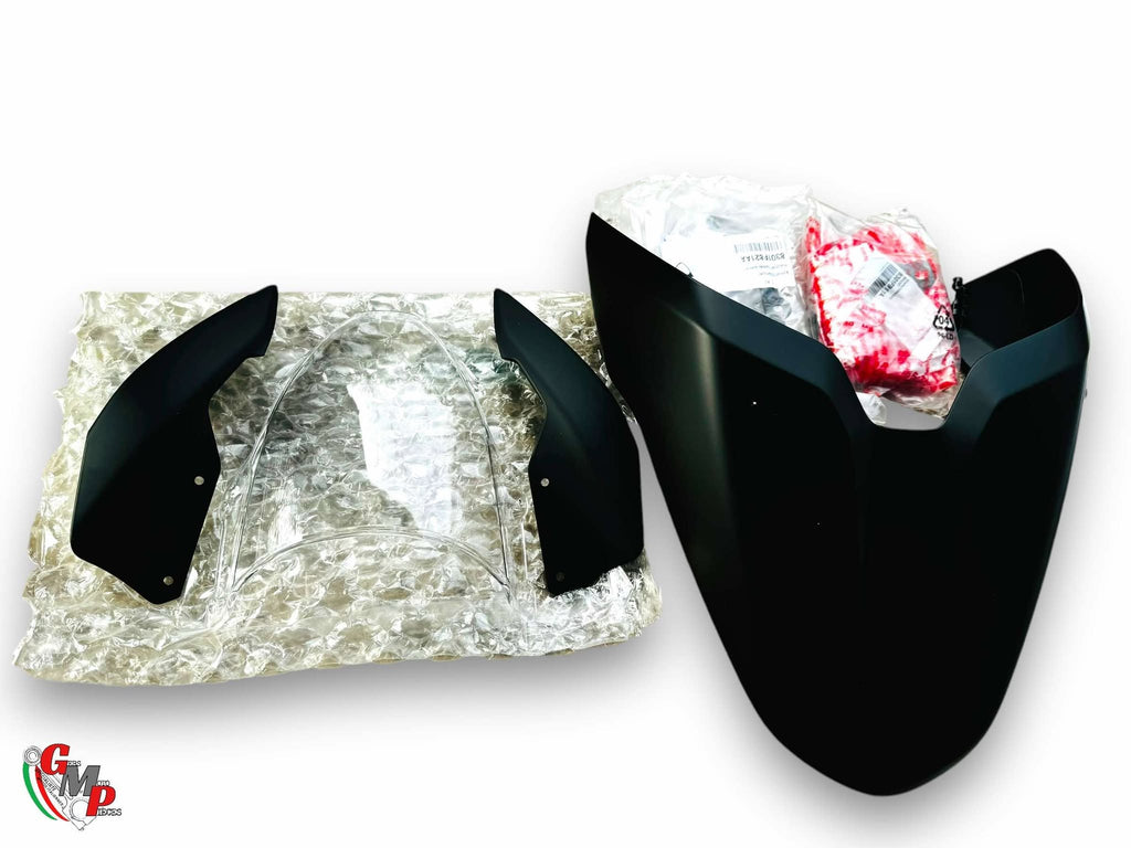 Kit + Funda de asiento y cabezal de horquilla nuevos en negro - Ducati