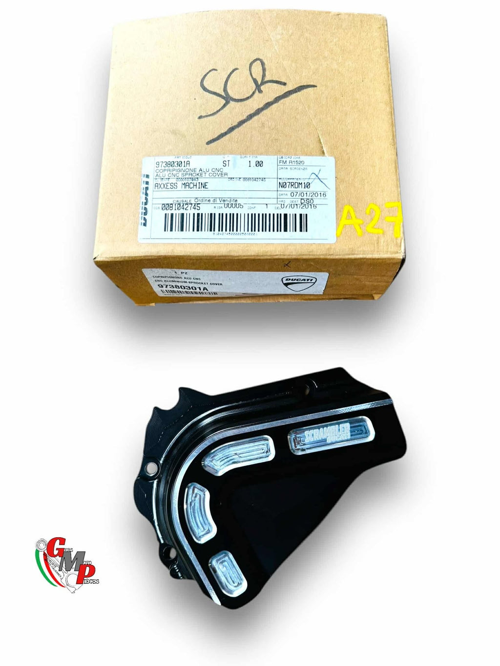 NUEVA cubierta de piñón de caja de cambios de aluminio CNC - Ducati Scrambler