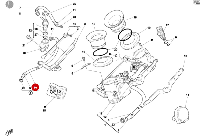 Nueva manguera - Ducati