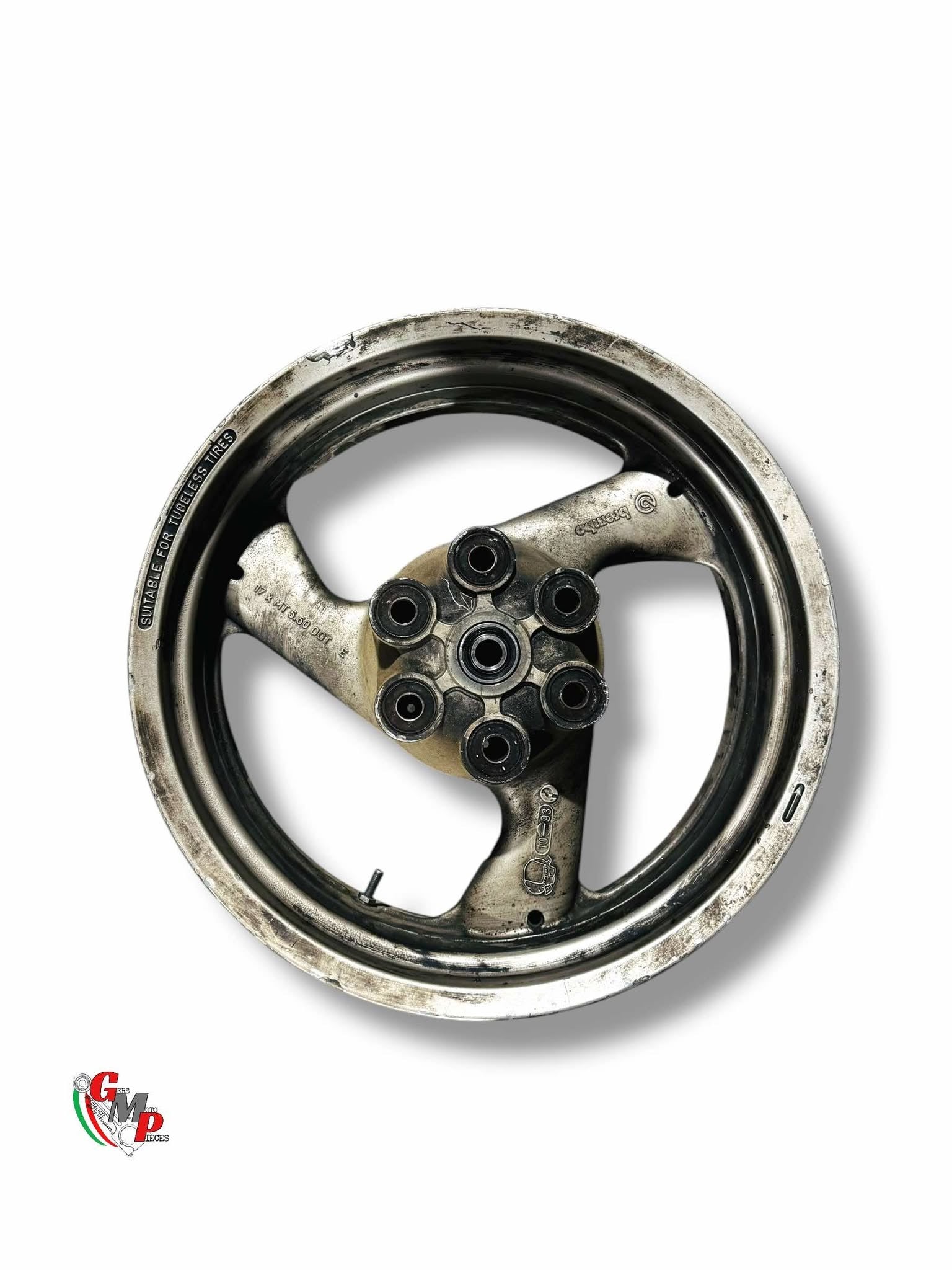 Llanta trasera de 3 radios en 5,5 - Ducati Supersport 900 SS Monster 900 Superbike SBK 888 851 bocina final