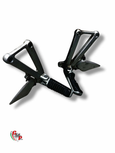 Par de placas de reposapiés delanteros para conductor - Ducati
