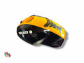 Depósito amarillo y negro dañado - Ducati