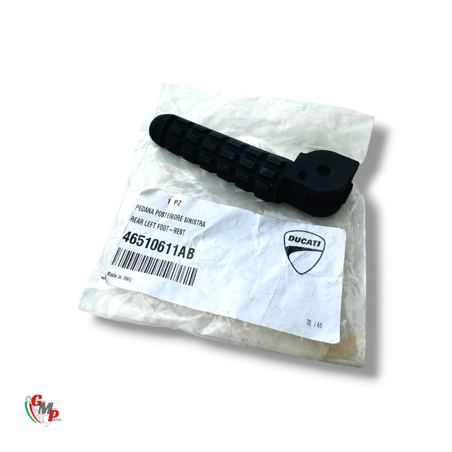 Reposapiés Trasero Izquierdo Negro NUEVO - Ducati