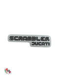 Logos Ducati Scrambler Pegatina Relieve Gel 15x40 NUEVO - Ducati