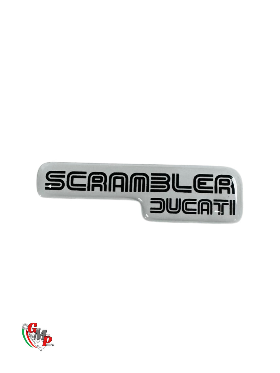 Logos Ducati Scrambler Pegatina Relieve Gel 15x40 NUEVO - Ducati