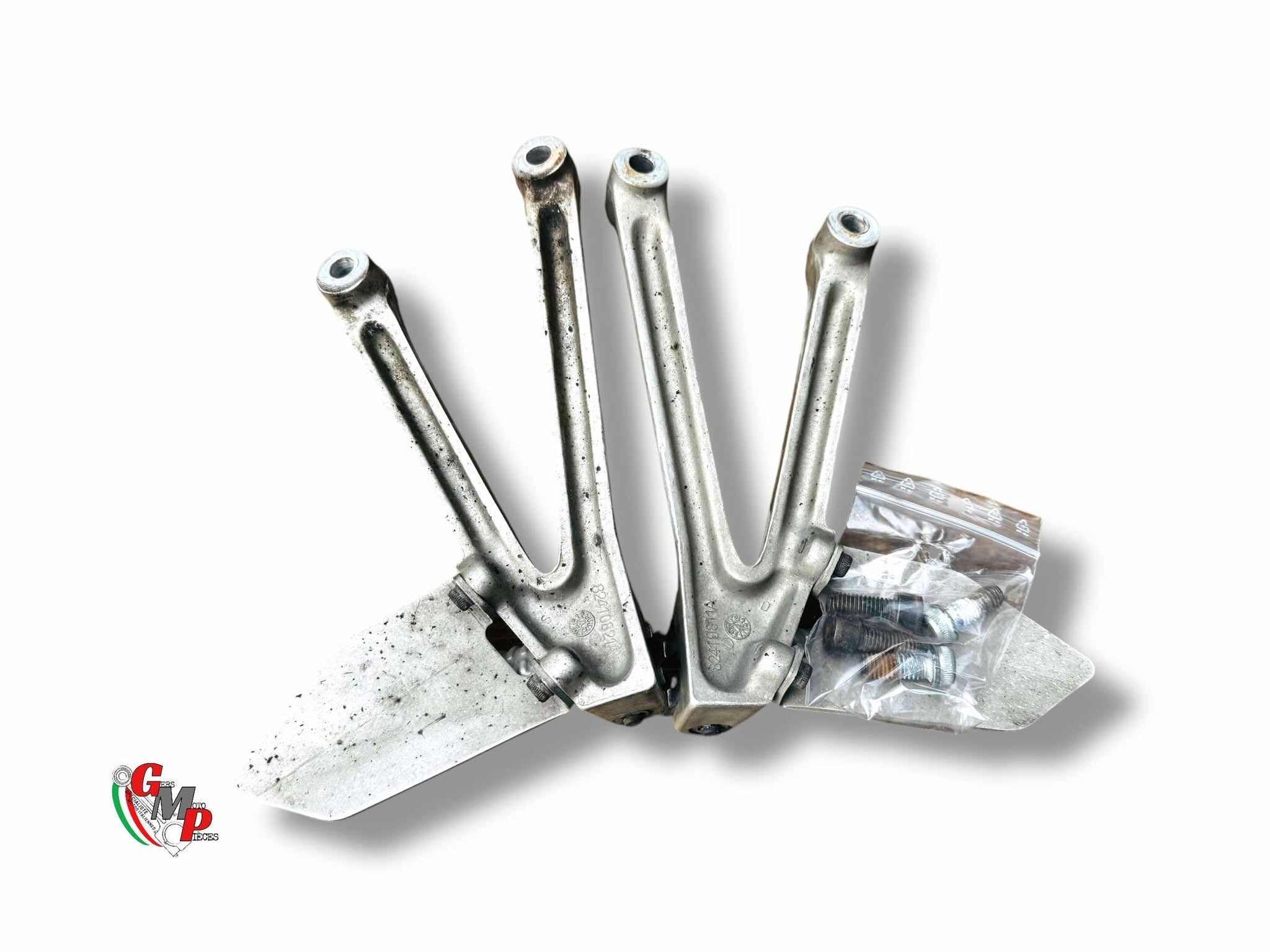 Par de placas de reposapiés para pasajero - Ducati