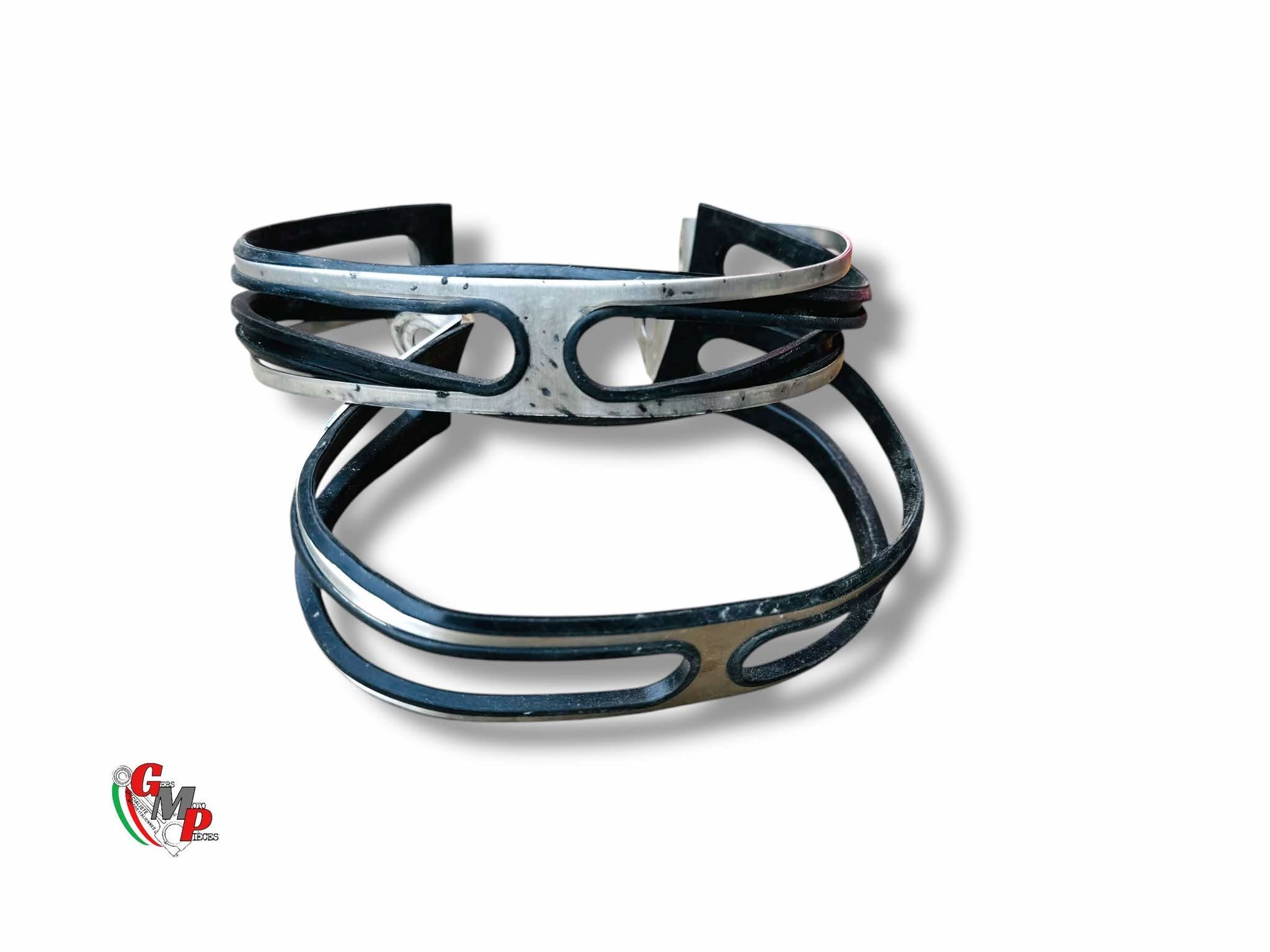 Par de abrazaderas de escape con junta de goma - Ducati SBK Superbike 1098 1098S 1198 1198S 848 848EVO bocina final