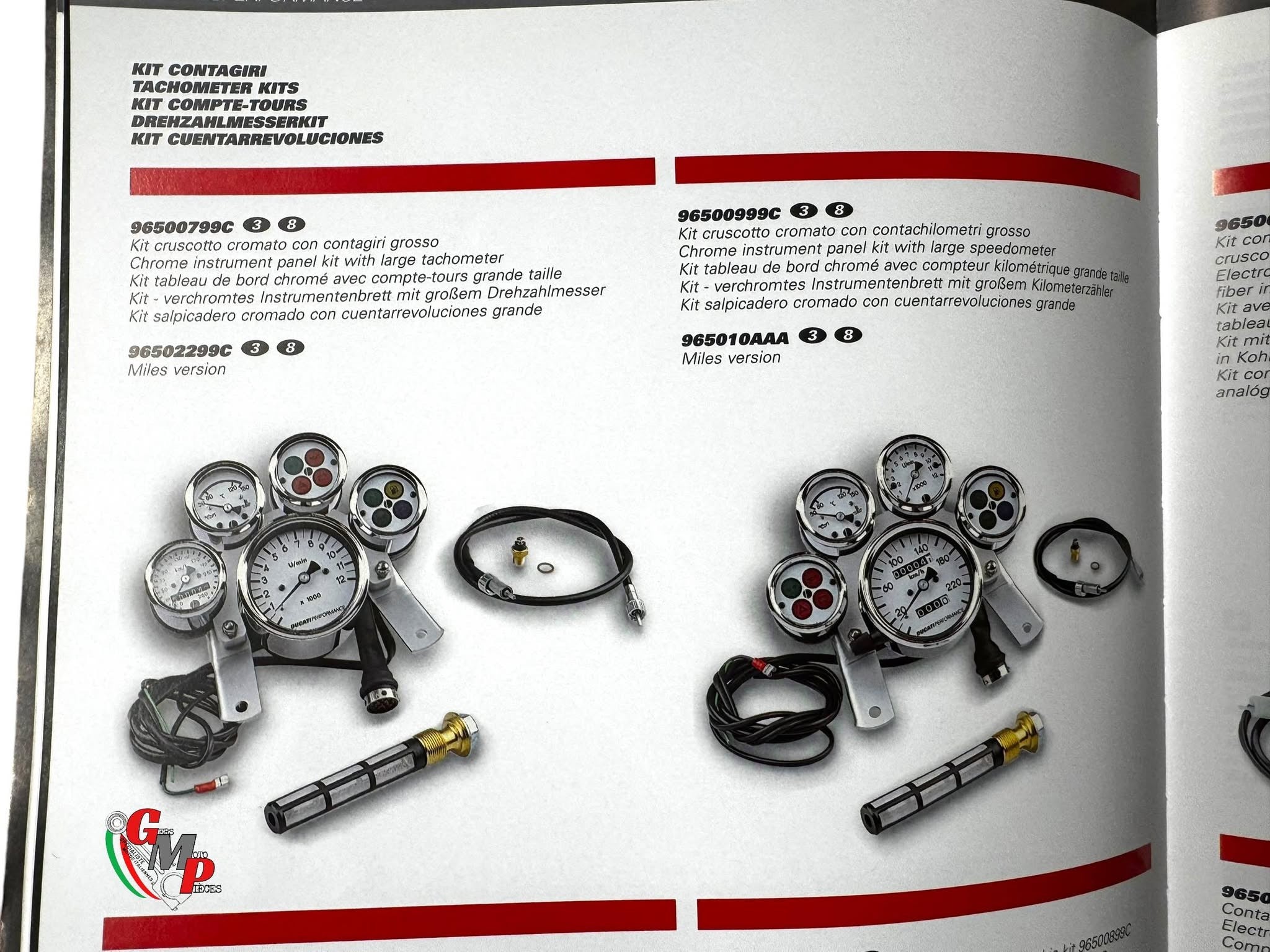 Tacómetro de rendimiento Ducati - Ducati