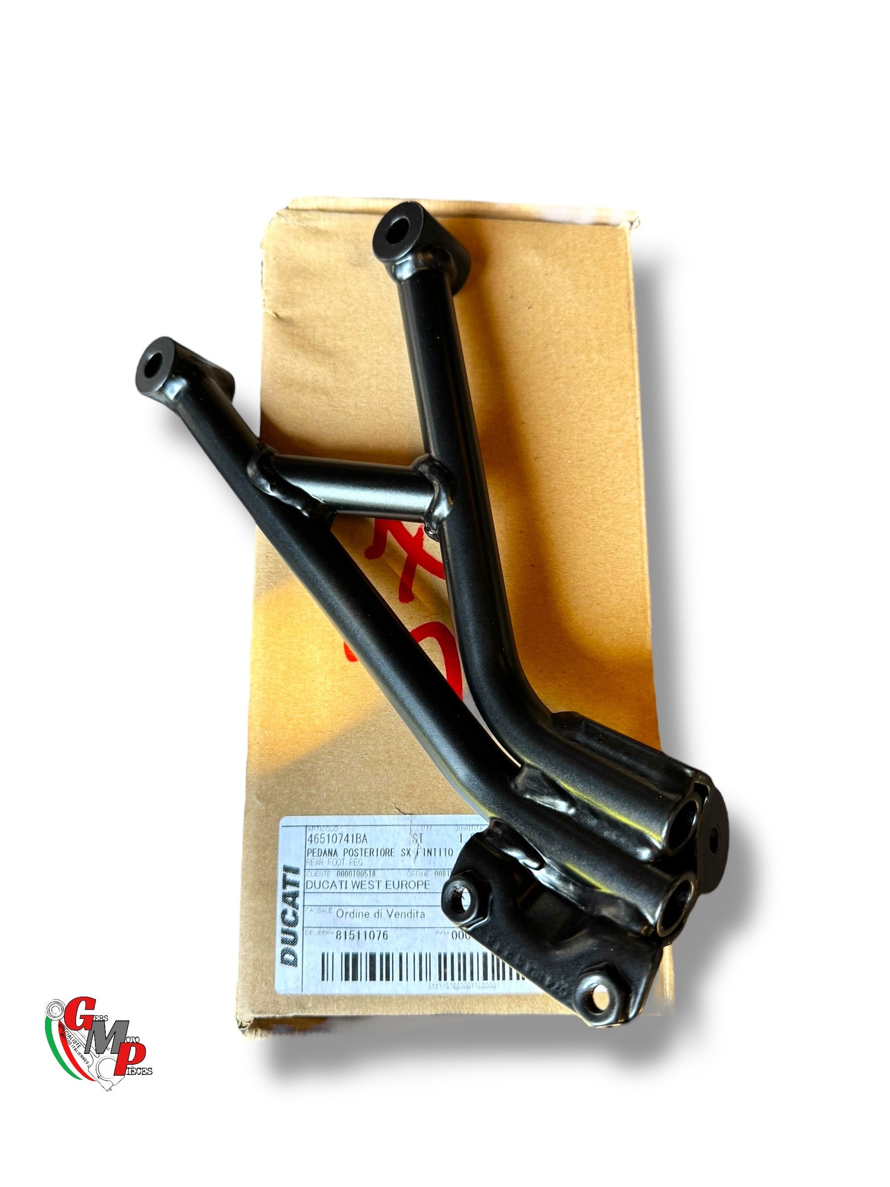 Placa del reposapiés del pasajero izquierdo - Ducati