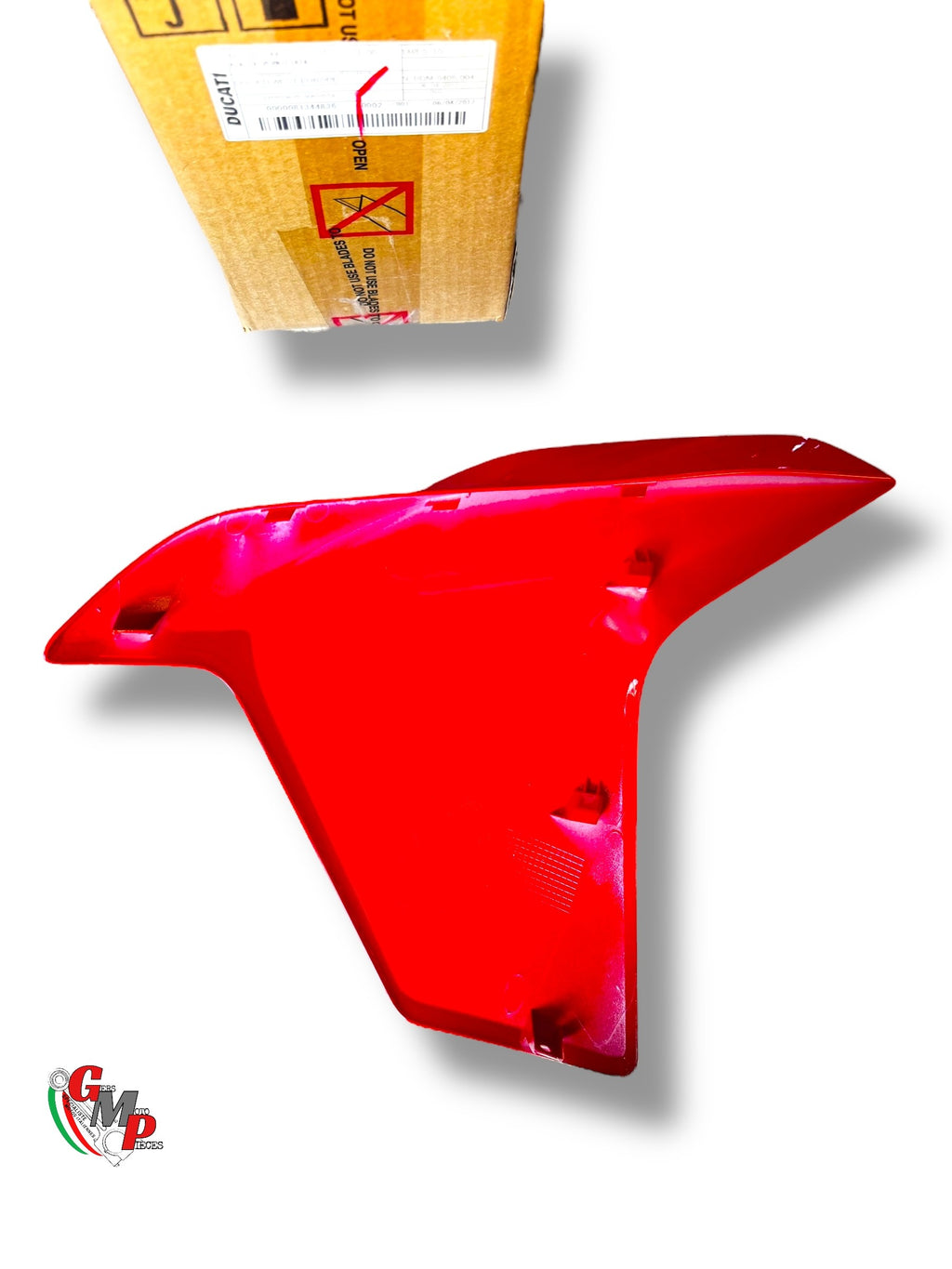 Nueva cubierta izquierda del radiador roja - Ducati