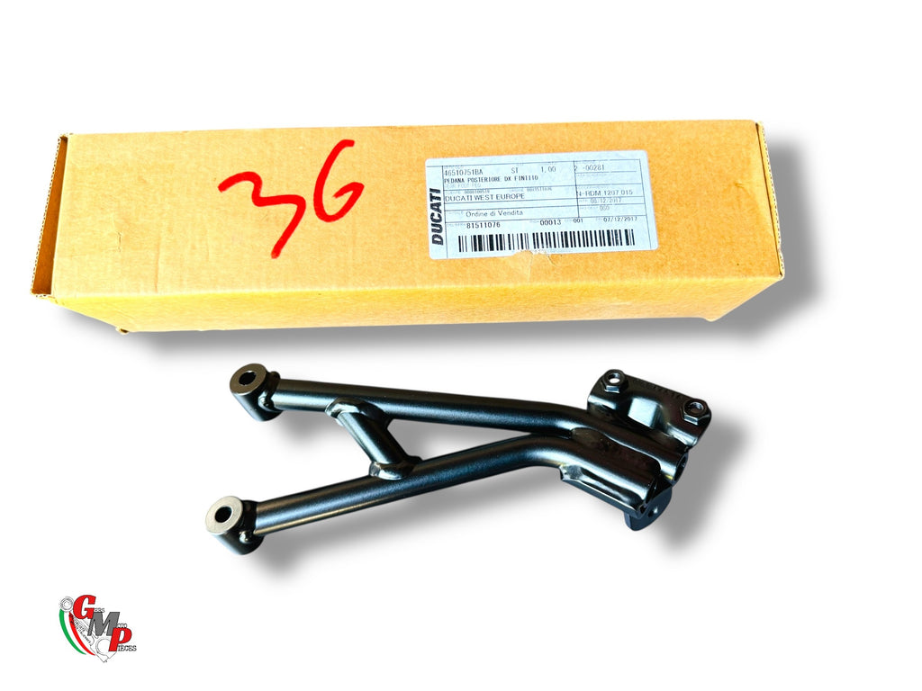 Nueva placa de reposapiés derecho del pasajero - Ducati