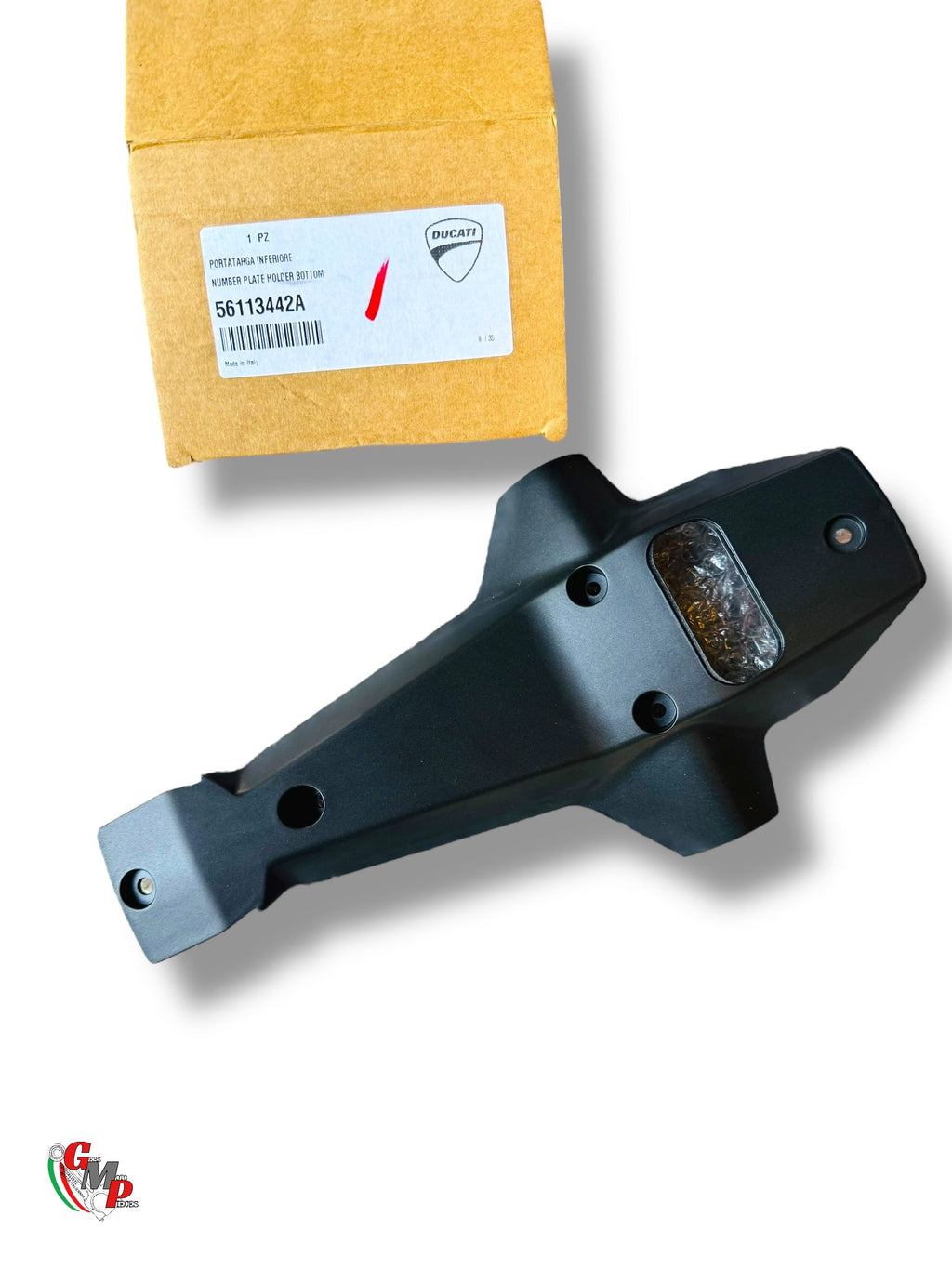 Portamatrículas de plástico inferior NUEVO - Ducati Monster 797 821 1200 Supersport 939 950 bocina final