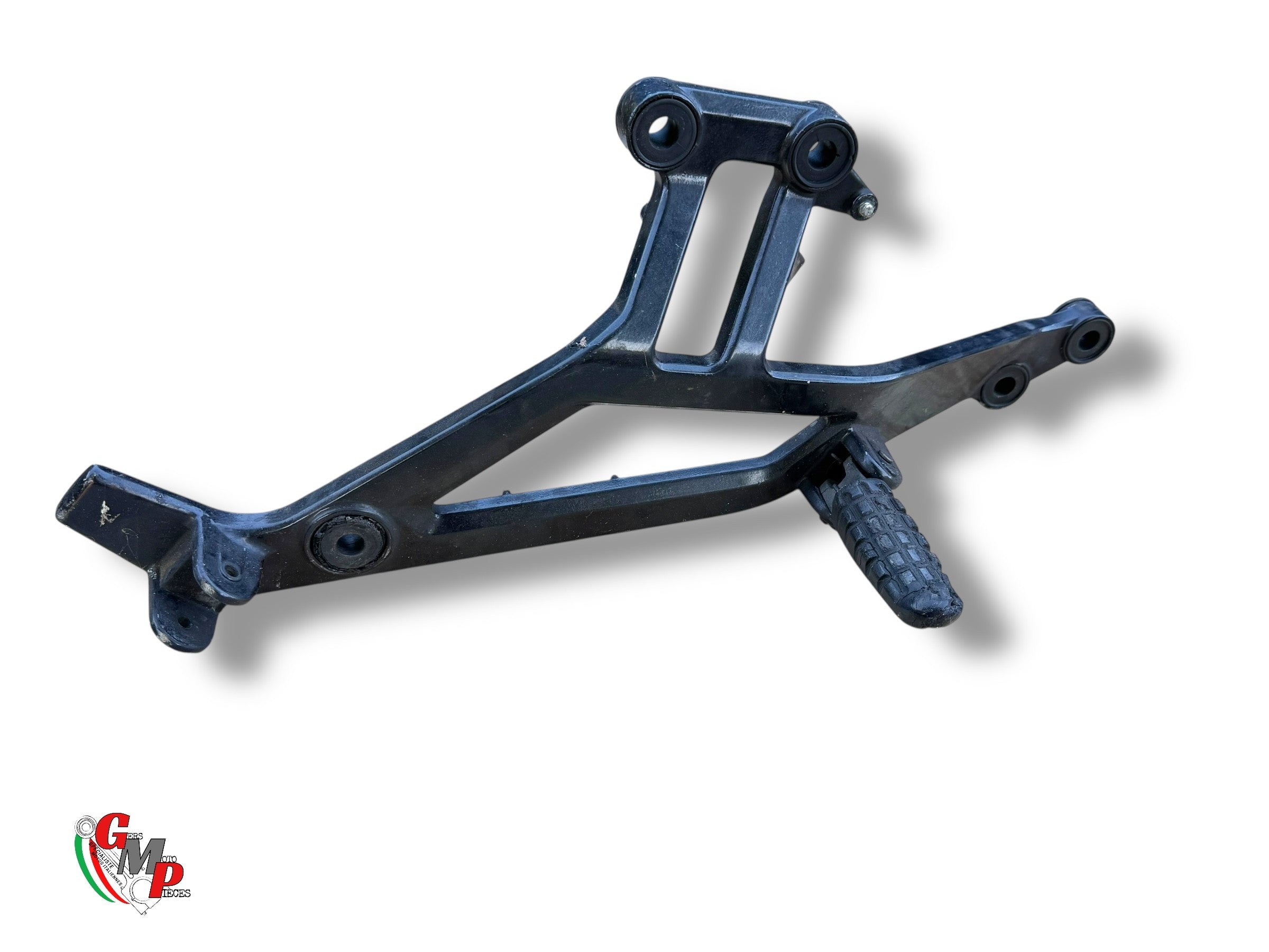 Placa de reposapiés derecha negra - Ducati