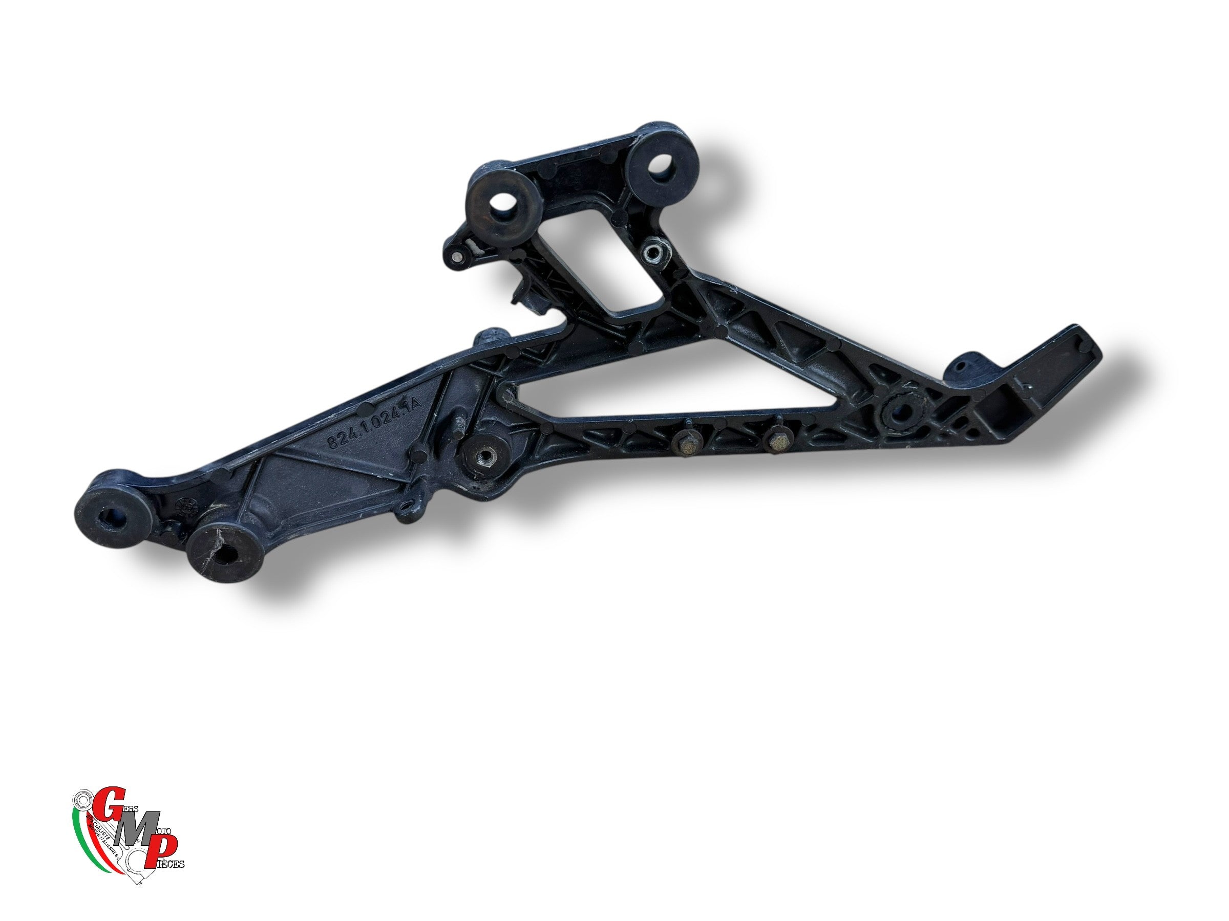 Placa de reposapiés derecha negra - Ducati