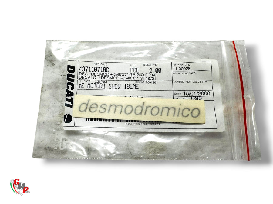 Decalcomanie Desmodromico NEUF - Ducati