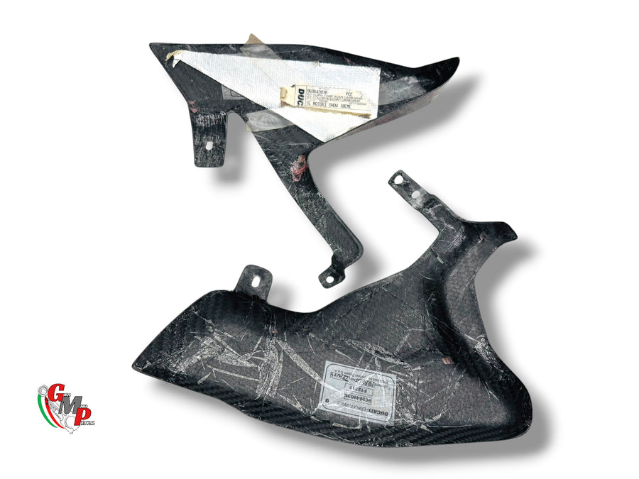 Kit Cubre Catalizador de Carbono NUEVO - Ducati Performance