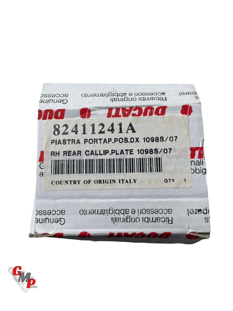 Placa de reposapiés negra para pasajero - Ducati