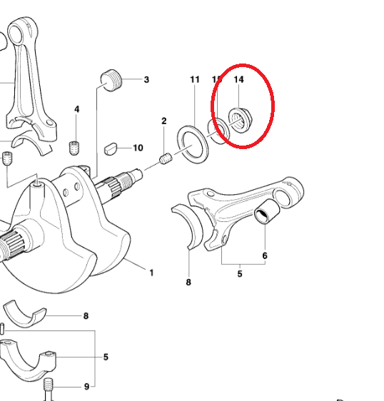 Tuerca de alternador NUEVA - Ducati