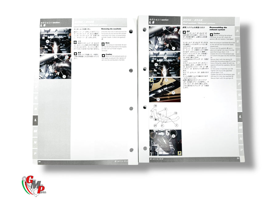 Manual de taller 999S 2003 Jap/Ing NUEVO - Ducati