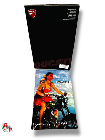 Cartel metálico Ducati 60 NUEVO - Ducati