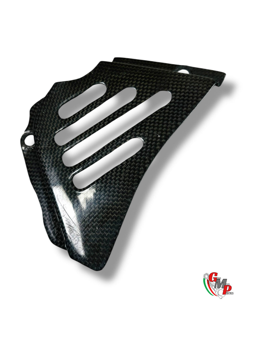 Cubrecadenas piñón salida de caja de cambios carbono - Ducati