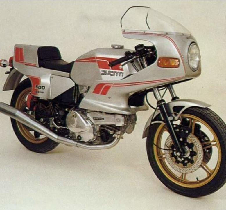 Adhesivo Tapa Lateral Derecha 500 SL Pantah NUEVO - Ducati