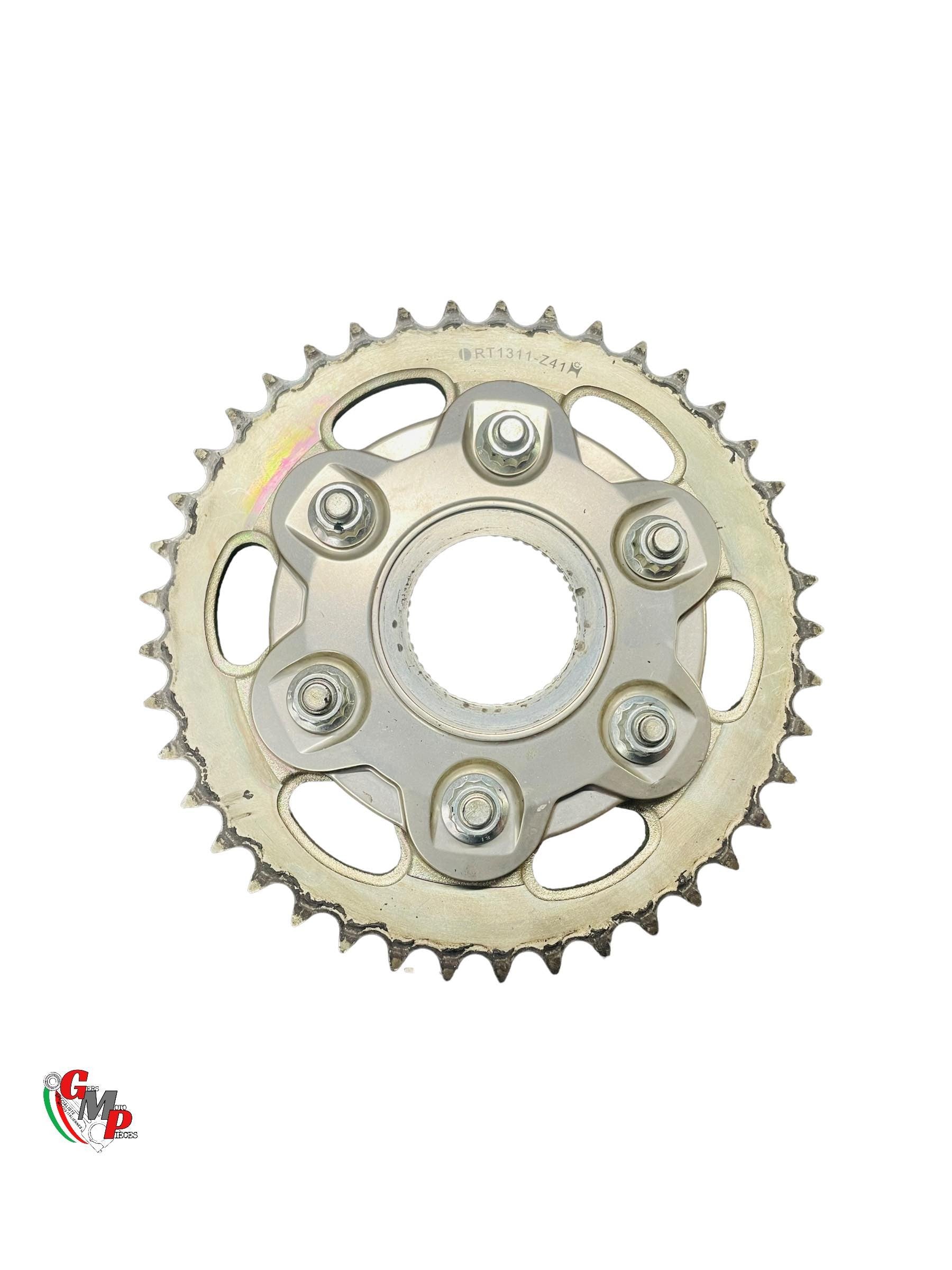 Portacorona con Corona y Silent Block 41 dts - Ducati Monster 1200 1200 R 1200 S Superbike SBK 1199 Panigale R corona final