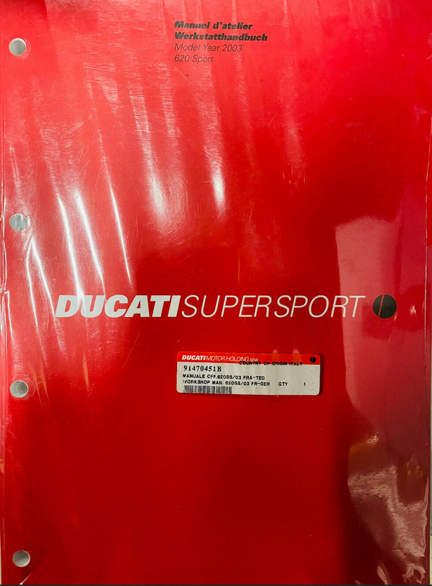 NUEVO MANUAL DE TALLER en francés - Ducati