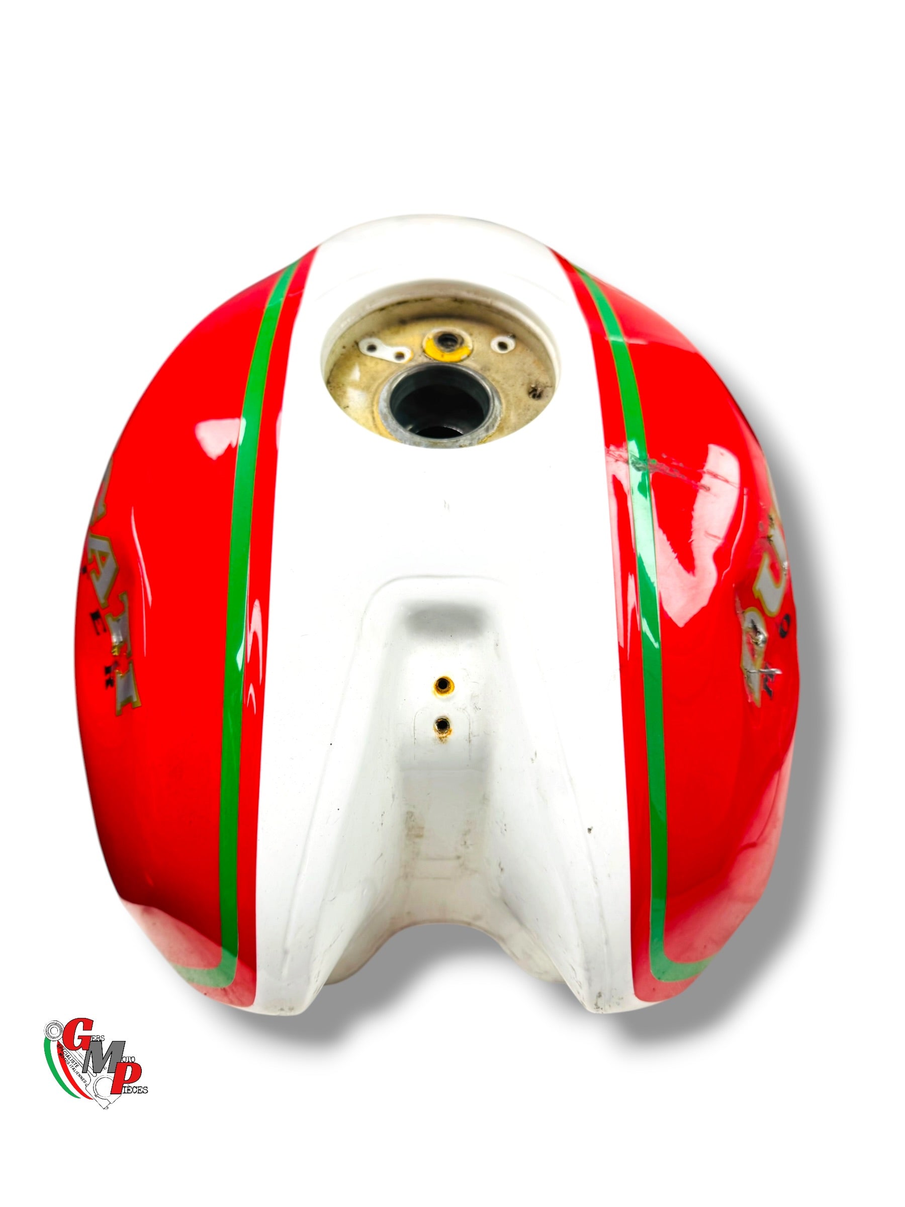 Depósito Combustible Rojo Raya Blanca - Ducati