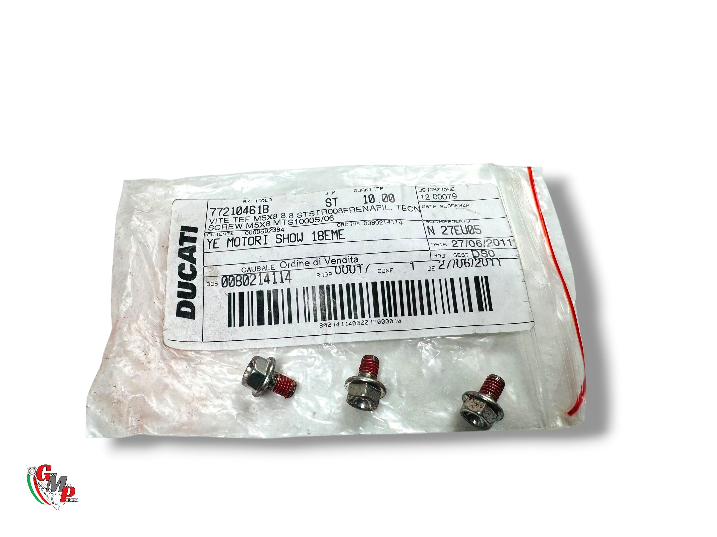 Vis Tef M5X8 NEUVE - Ducati