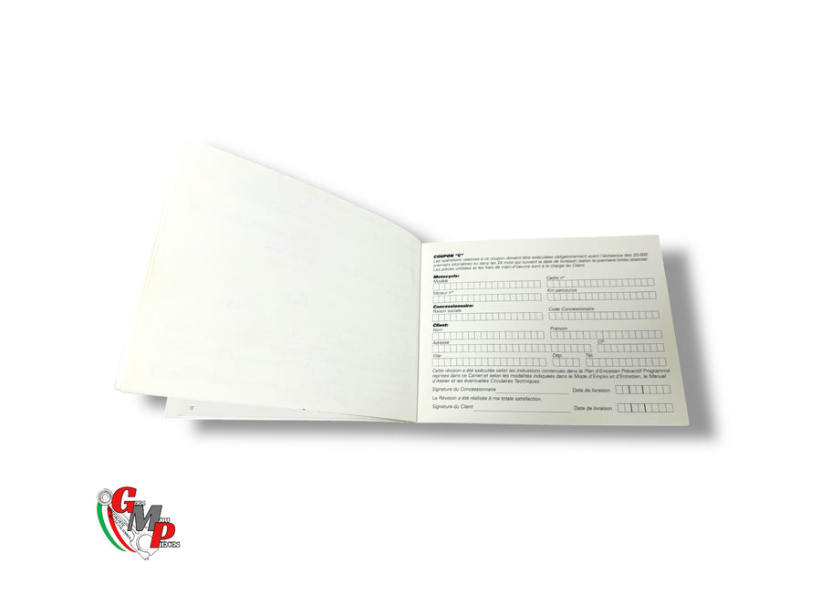 Cuaderno de GARANTÍA Francés - Ducati