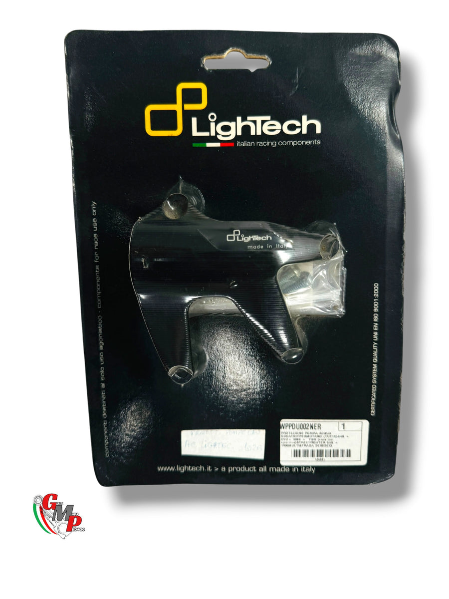 Cubierta de cárter para bomba de agua LIGHTECH negra