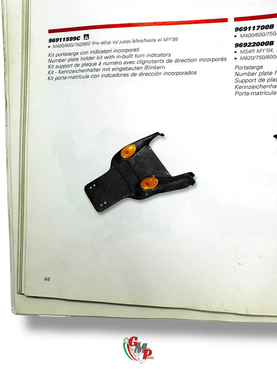 Kit Soporte Matrícula Carbono NUEVO - Ducati Performance