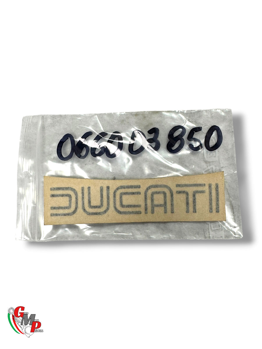 Adhesivo Ducati Negro Pantah 105*20 NUEVO - Ducati