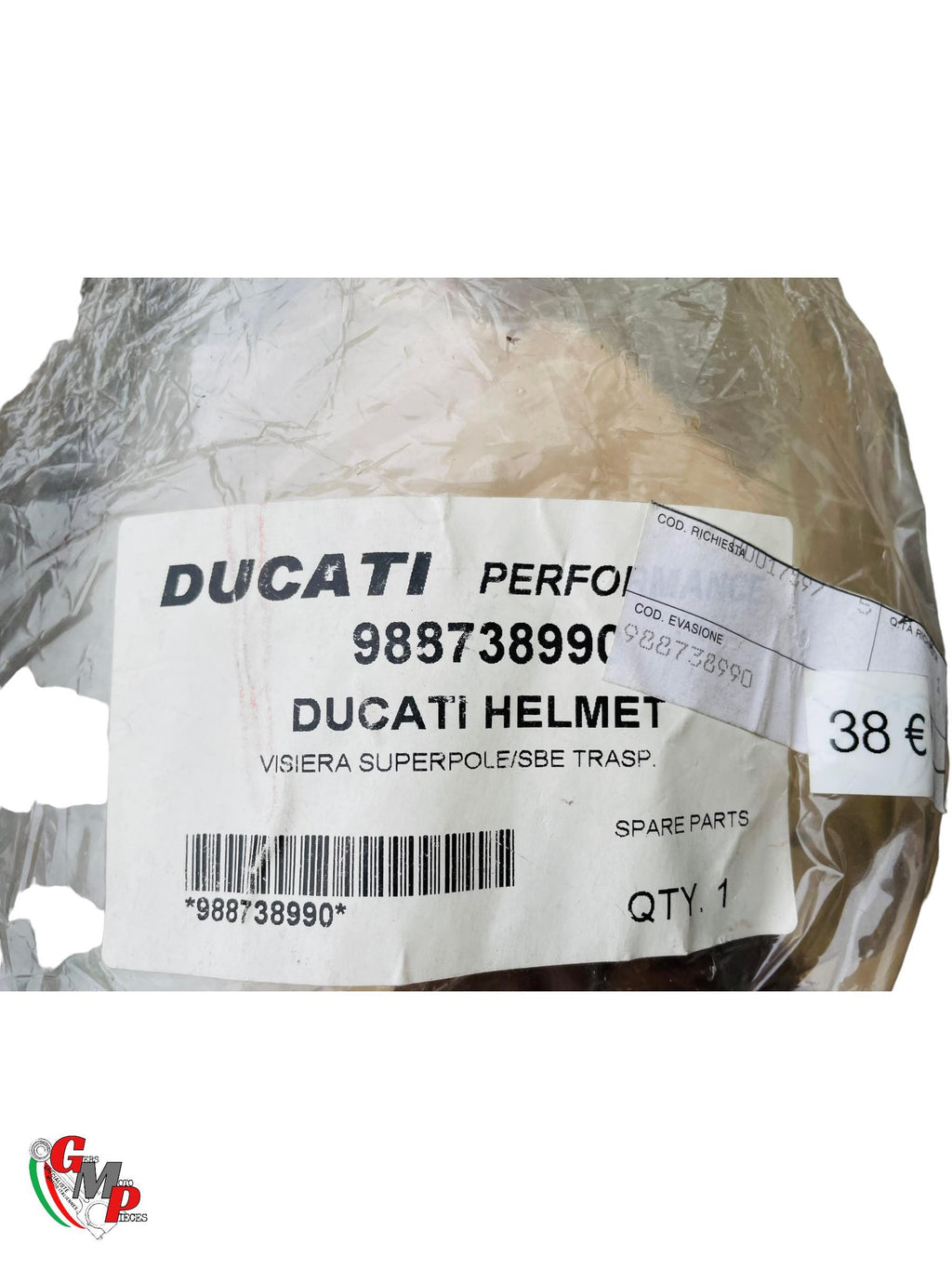 Nueva visera para casco Ducati Performance