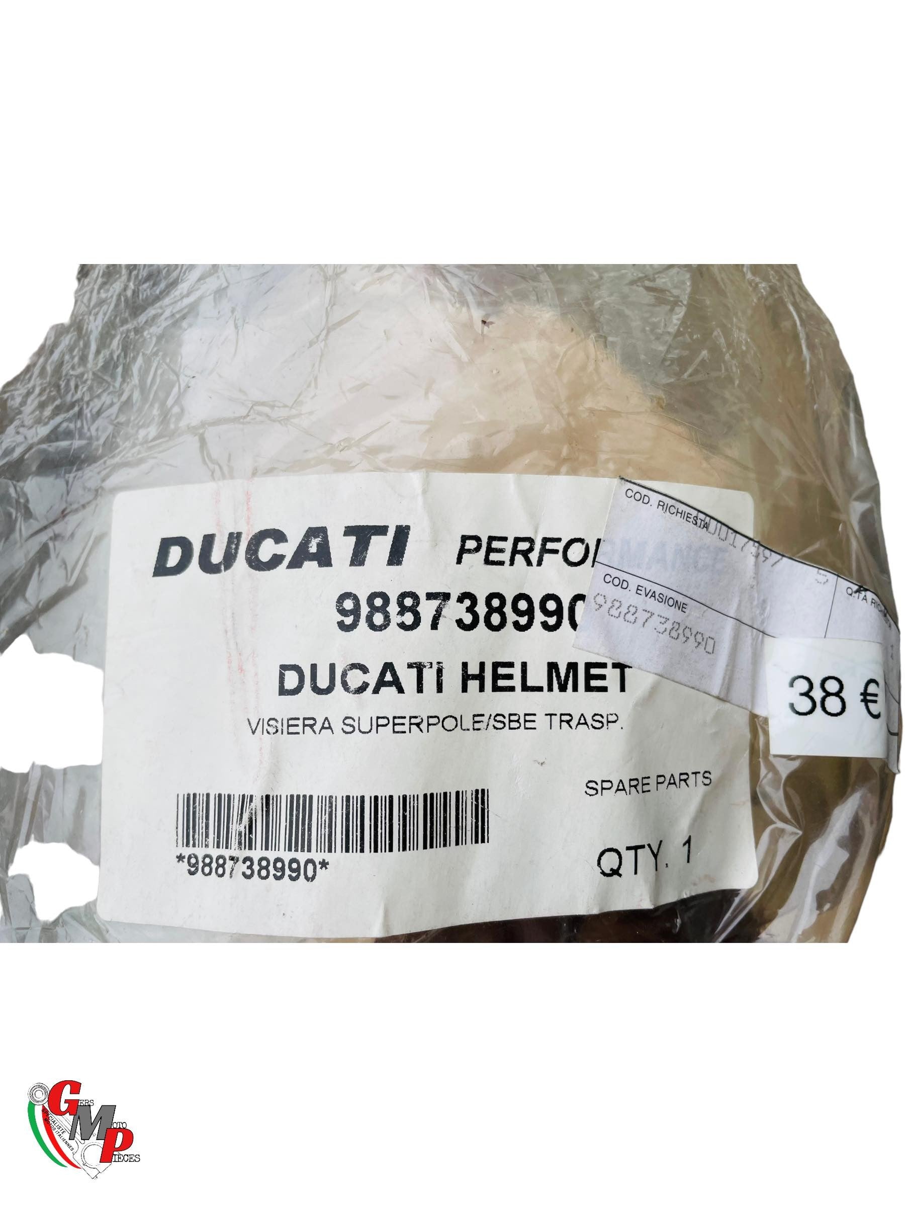 Nueva visera para casco Ducati Performance