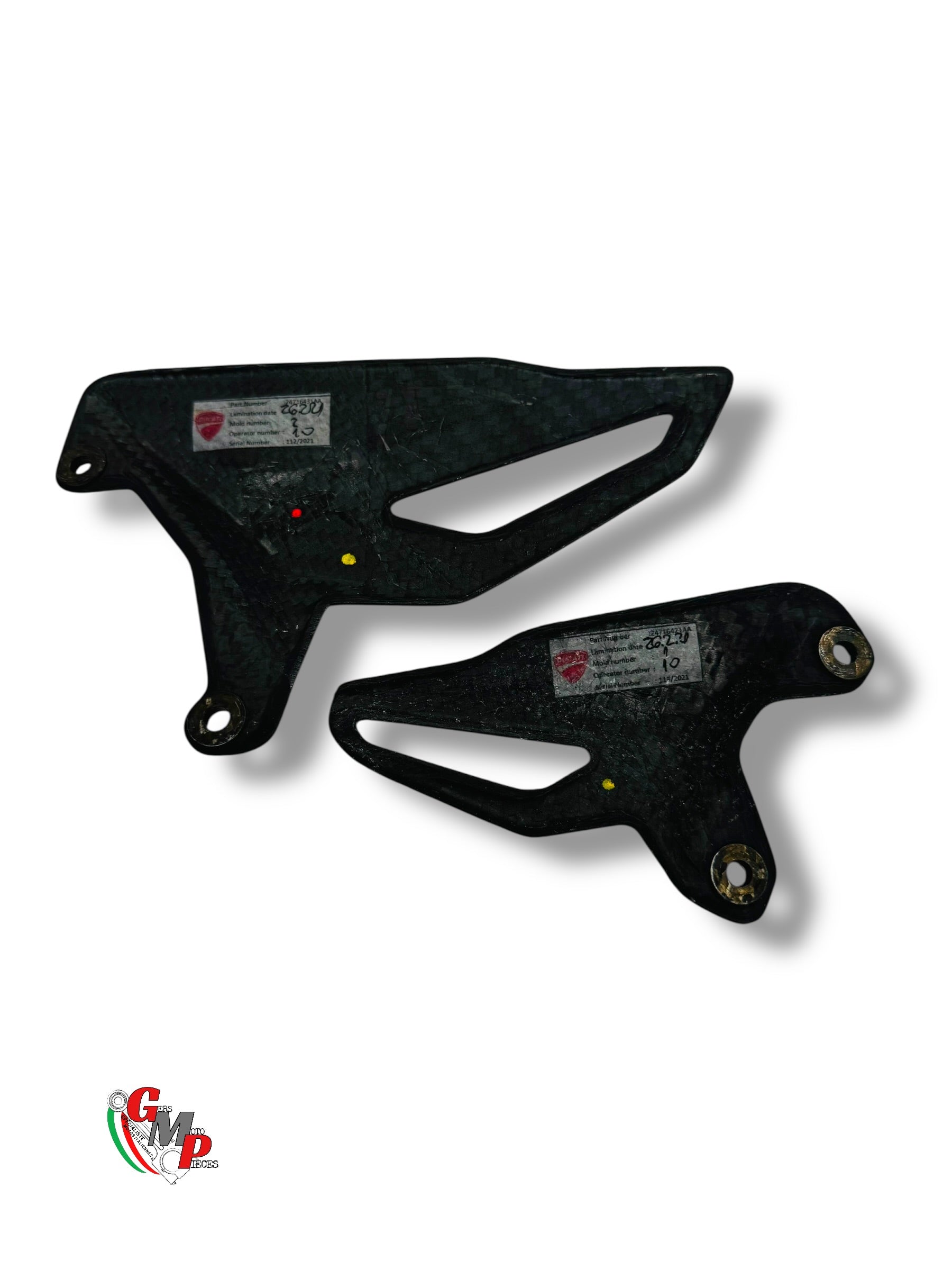Par de protectores de talón de carbono - Ducati Performance
