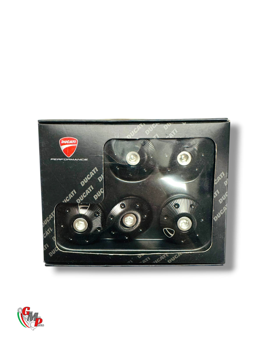 Juego De Tapones Cuadro De Aluminio Mecanizado Billet NUEVO - Ducati