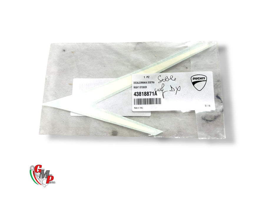 Adhesivo derecho NUEVO - Ducati