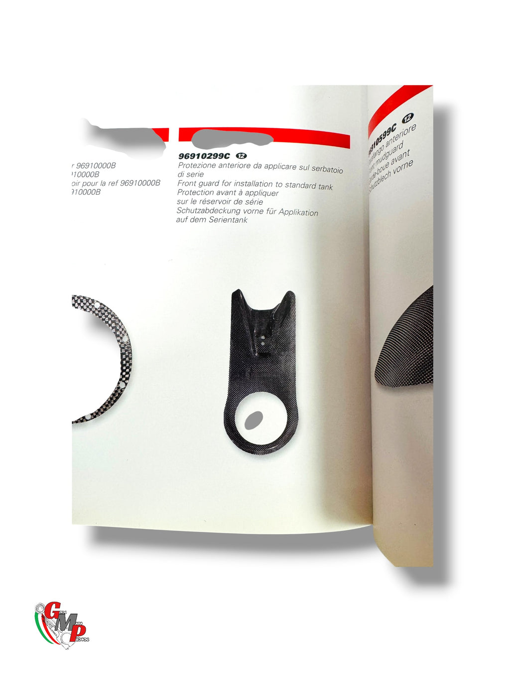 Protecton Réservoir Carbone NEUVE - Ducati